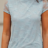 LYNORIA blouse dentelle bleu