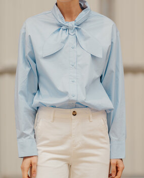 AVERYNA chemise bleu ciel