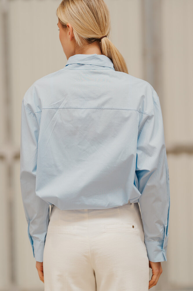 AVERYNA chemise bleu ciel