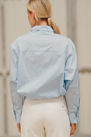 AVERYNA chemise bleu ciel