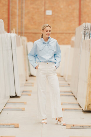 AVERYNA chemise bleu ciel