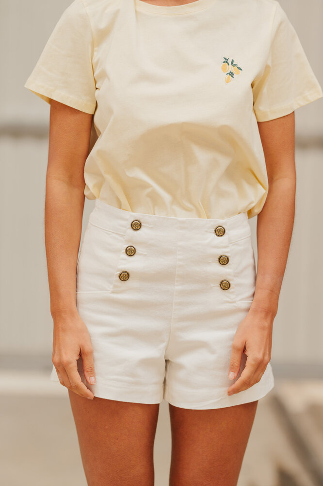 VICTORINETTE short blanc