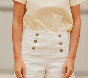 VICTORINETTE short blanc
