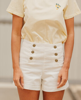 VICTORINETTE short blanc