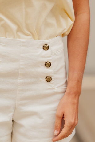 VICTORINETTE short blanc