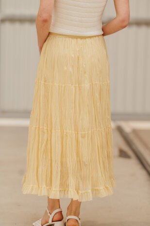 ISEA longue jupe jaune