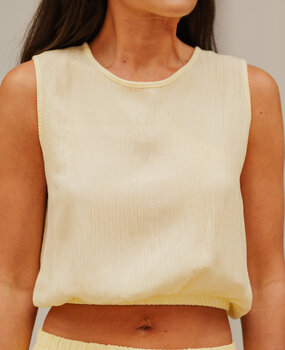 SHAUNA top jaune