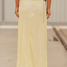 SHAUNA longue jupe jaune