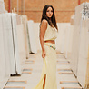 SHAUNA longue jupe jaune