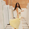 SHAUNA longue jupe jaune