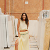 SHAUNA longue jupe jaune