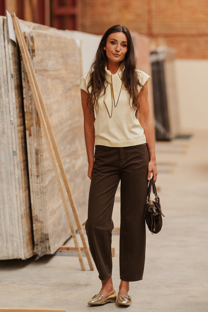 NYLVERA blouse jaune