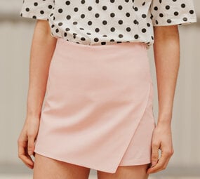 ELVERA jupe-short rose