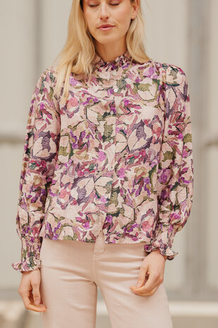 SYLVERA chemise violet