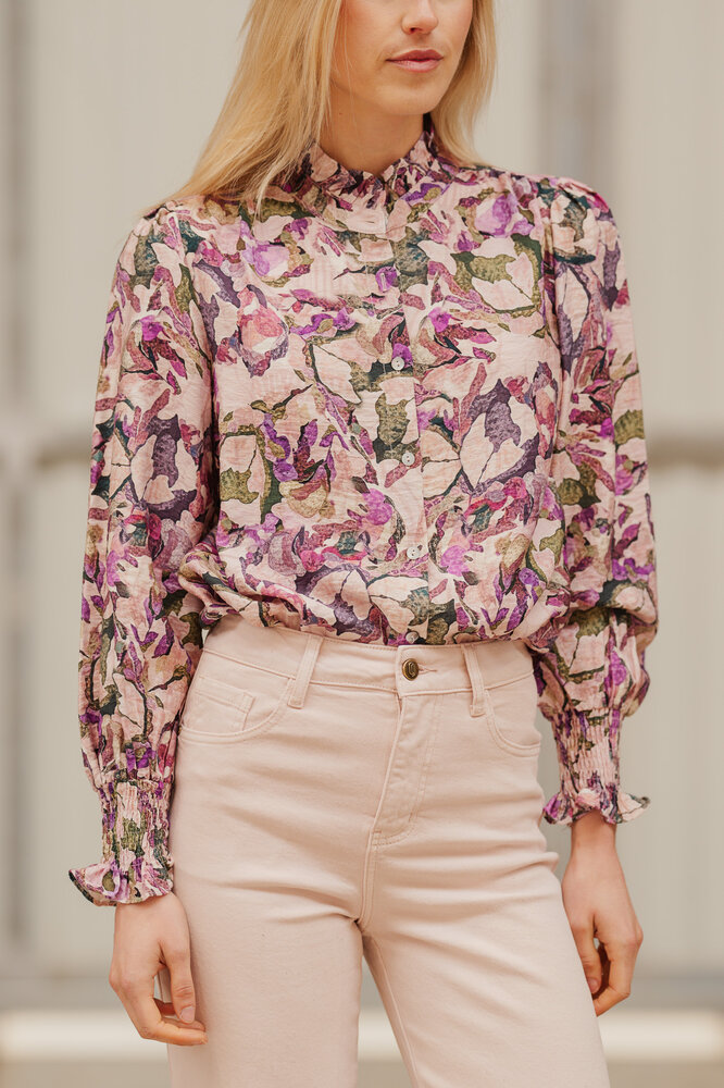 SYLVERA chemise violet