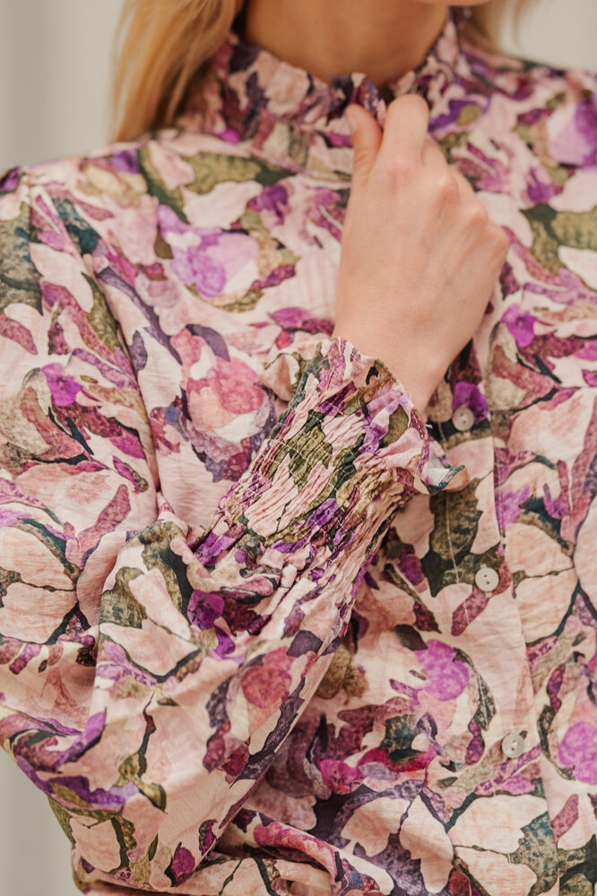 SYLVERA chemise violet