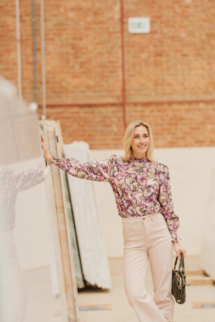 SYLVERA chemise violet