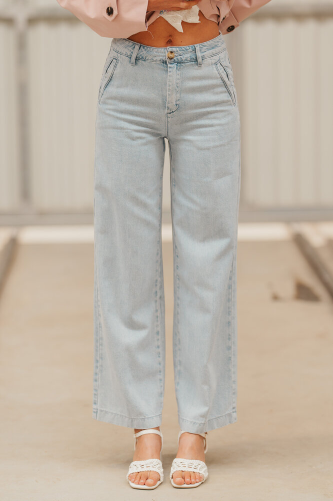 ELEONORE jean bleu ciel