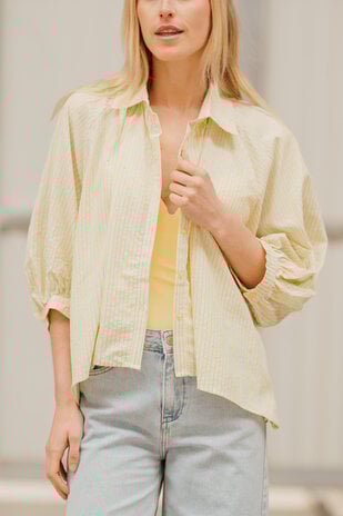 VALORYNA chemise jaune