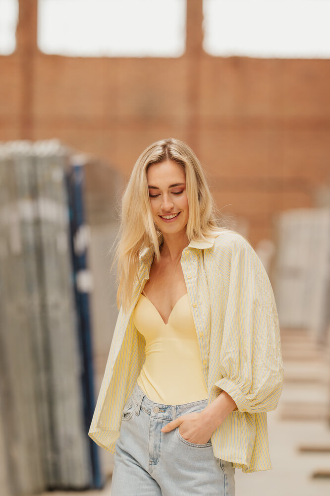 VALORYNA chemise jaune