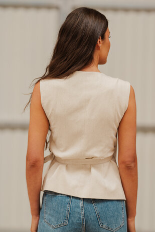 CALVIERE blouse beige