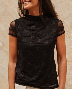 LYNORIA blouse dentelle noir