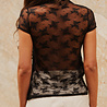 LYNORIA blouse dentelle noir