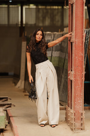 LYNORIA blouse dentelle noir