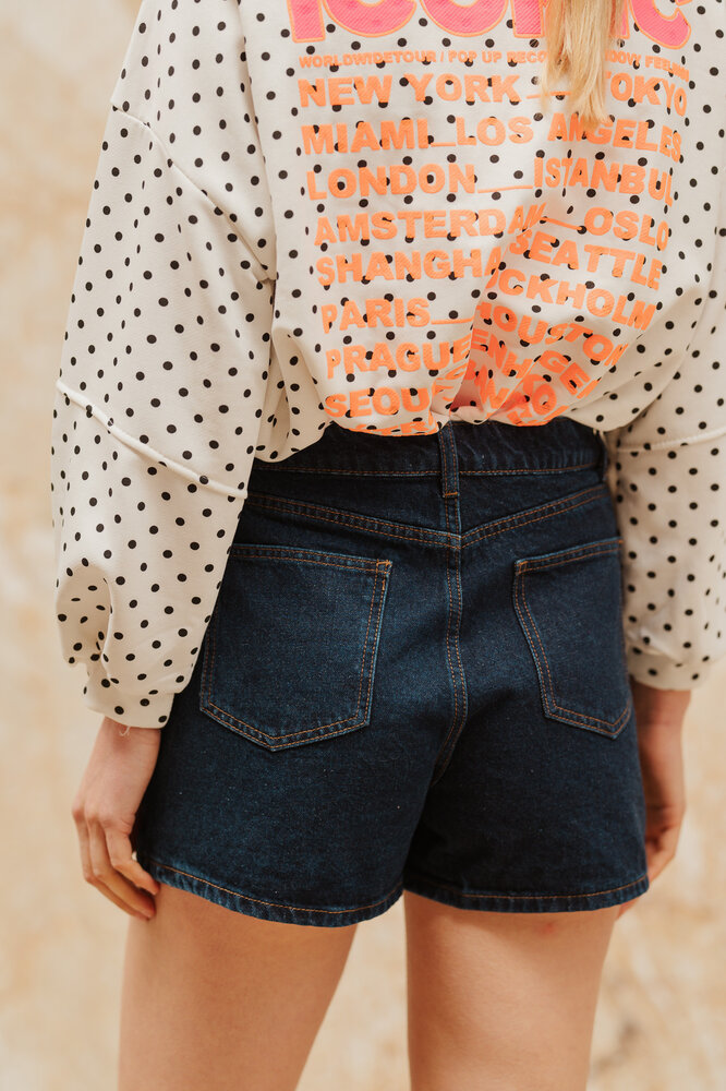 JADENE jupe short denim brut JADENE jupe short denim brut