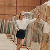 JADENE jupe short denim brut JADENE jupe short denim brut