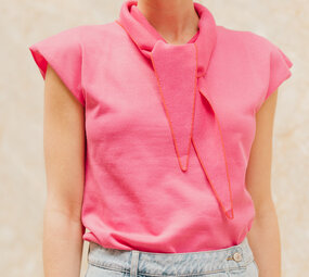 NYLVERA blouse fuchsia