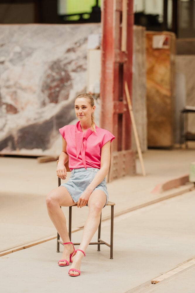 NYLVERA blouse fuchsia