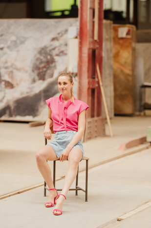 NYLVERA blouse fuchsia