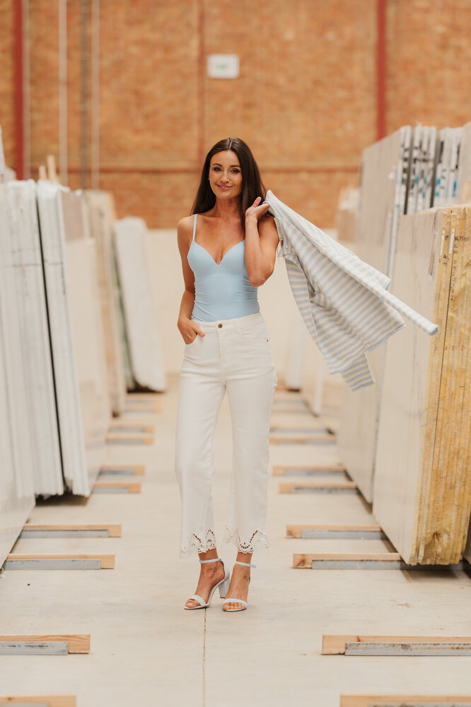 LORIA body gainant bleu ciel