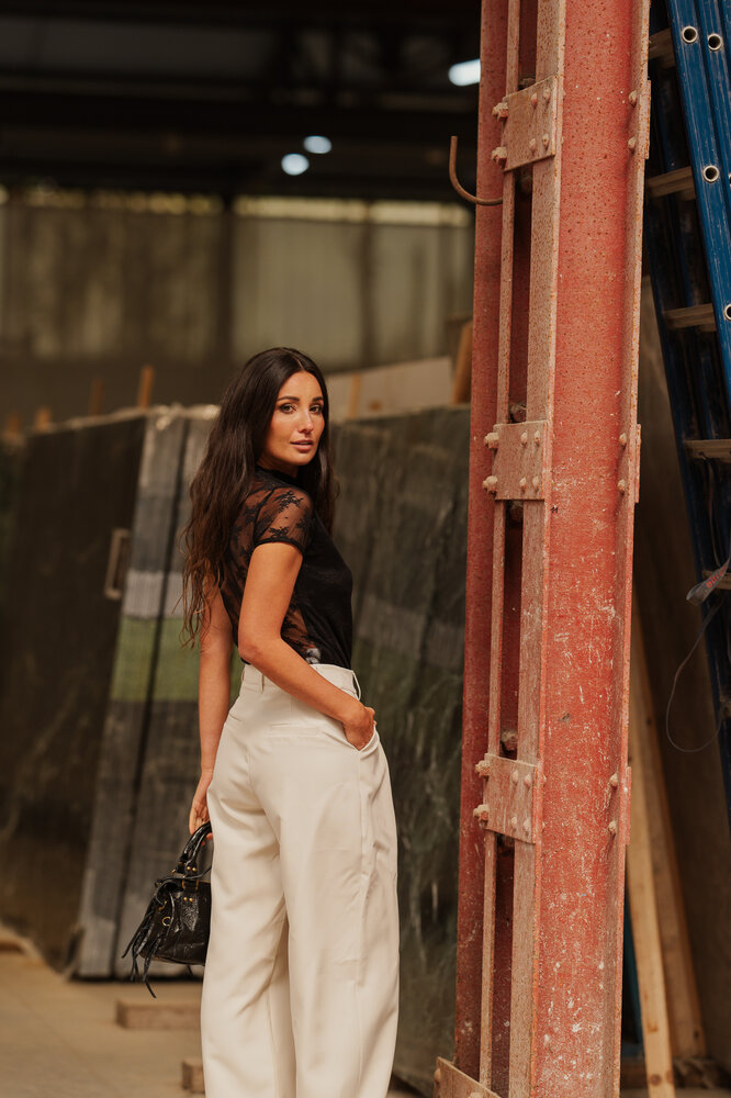 ELRA pantalon beige