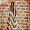 NORLYA sac en crochet chocolat NORLYA sac en crochet chocolat