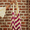 NORLYA sac en crochet jaune/mauve NORLYA sac en crochet jaune/mauve