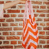 NORLYA sac en crochet rose/rouge