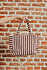 LYNORYA sac a main brun/rose