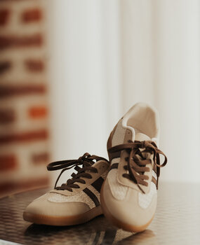 ZALYRA basket beige et chocolat
