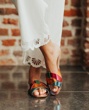 AMELIA sandales multicolores