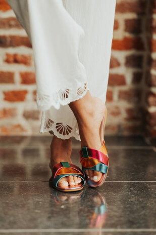 AMELIA sandales multicolores