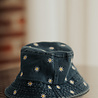 LIORA chapeau à fleurs bleu