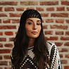 VIORA bonnet en crochet noir VIORA bonnet en crochet noir