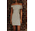 CALVIERA robe à pois blanc