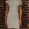 CALVIERA robe à pois blanc CALVIERA robe à pois blanc