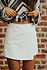 JADENE jupe short blanc