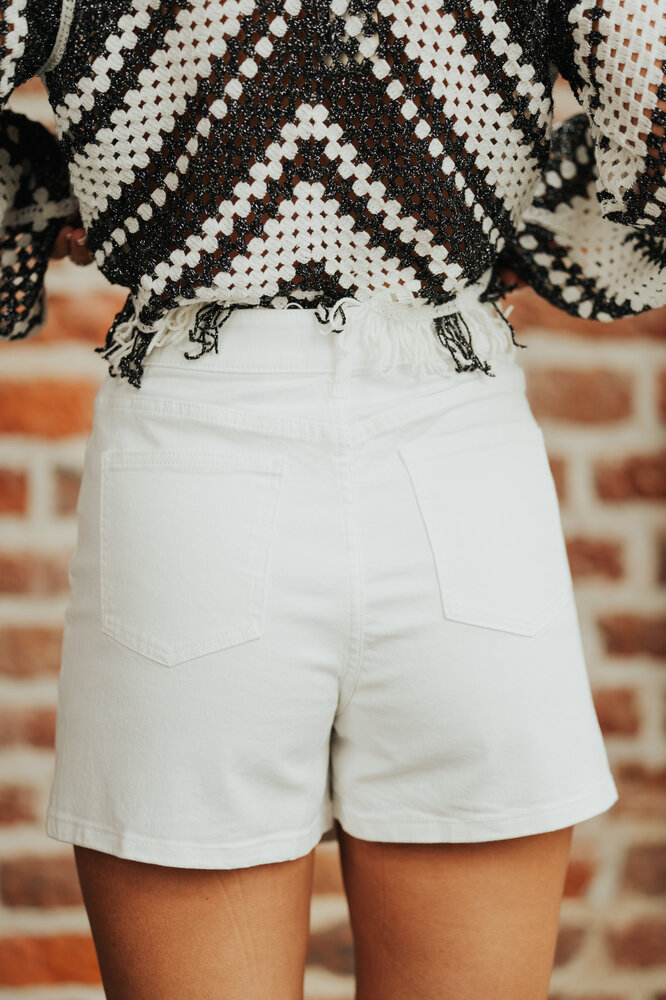 JADENE jupe short blanc JADENE jupe short blanc