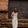 SELVORA blouse à pois blanc