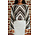 ALYRIA blouse en crochet noir/blanc